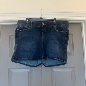 Torrid Dark Blue Jean Shorts